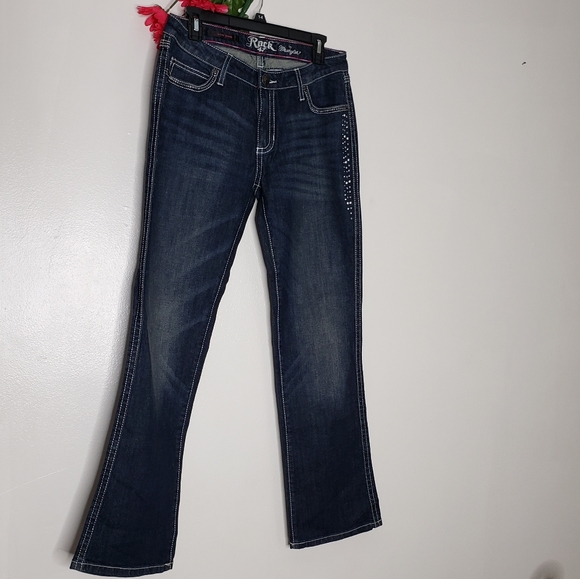 Wrangler Rock47 Cowgirl Bootcut Jeans - Picture 2 of 14
